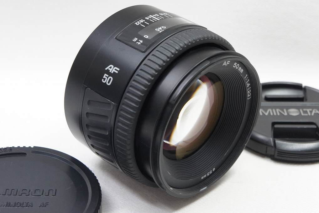 良品 MINOLTA ミノルタ AF 50mm F1.4 NEW Second version SONY αマウント 単焦点レンズ 250805f