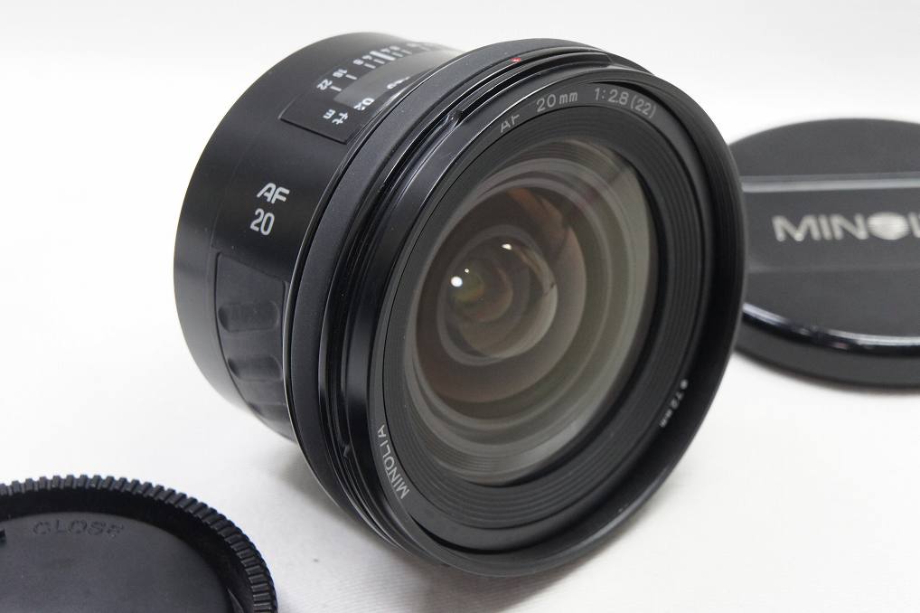 MINOLTA ミノルタ AF 20mm F2.8 New Second version SONY ソニー αマウント 単焦点レンズ 250805h