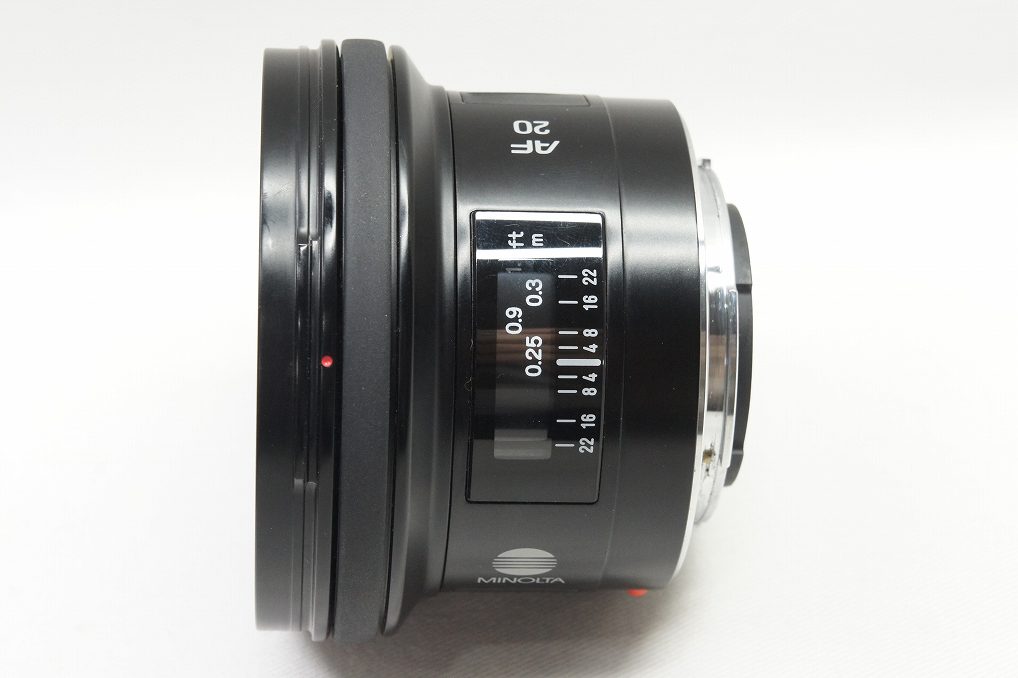 MINOLTA ミノルタ AF 20mm F2.8 New Second version SONY ソニー αマウント 単焦点レンズ 250805h