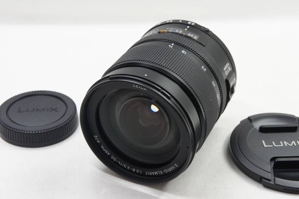 Panasonic LEICA D VARIO ELMARIT 14-50mm F2.8-3.5 ASPH. L-ES014050 フォーサーズ フード付 250525k