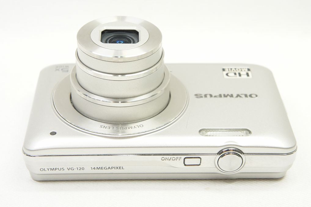 OLYMPUS オリンパス VG-120 コンパクトデジタルカメラ シルバー
