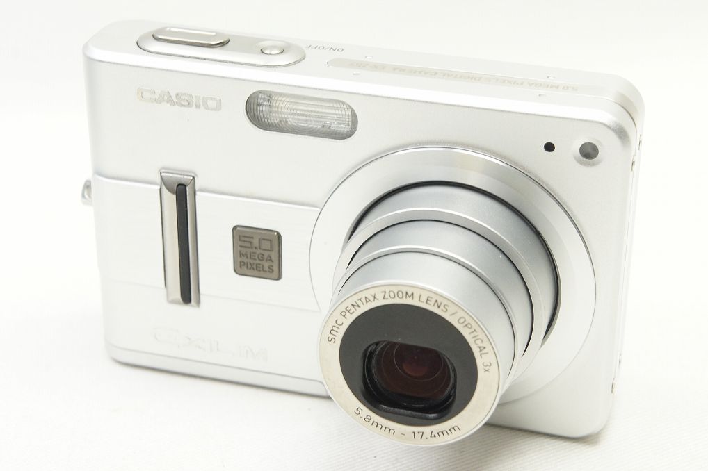 良品 CASIO カシオ EXILIM EX-Z57 コンパクトデジタルカメラ シルバー 250815a