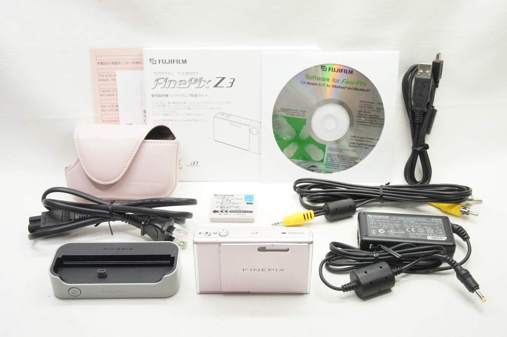 FUJIFILM フジフィルム FinePix Z3 コンパクトデジタルカメラ ピンク ケース付 250815c
