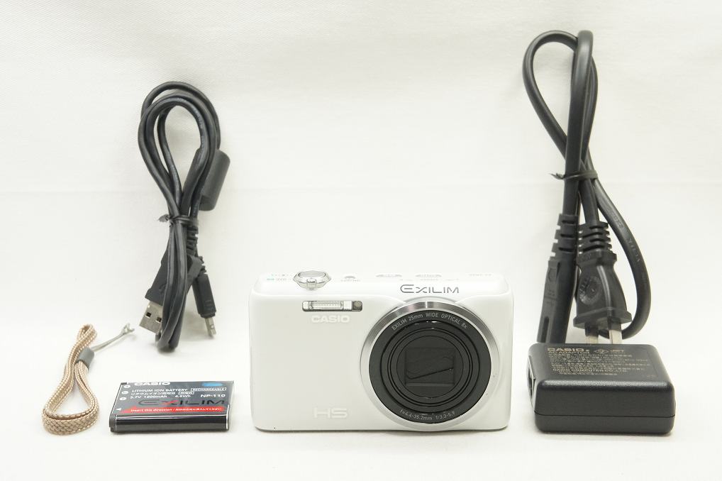 訳あり品 CASIO カシオ EXILIM EX-ZR20 コンパクトデジタルカメラ ホワイト 250815b