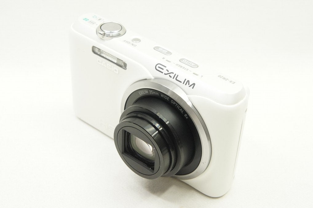訳あり品 CASIO カシオ EXILIM EX-ZR20 コンパクトデジタルカメラ ホワイト 250815b