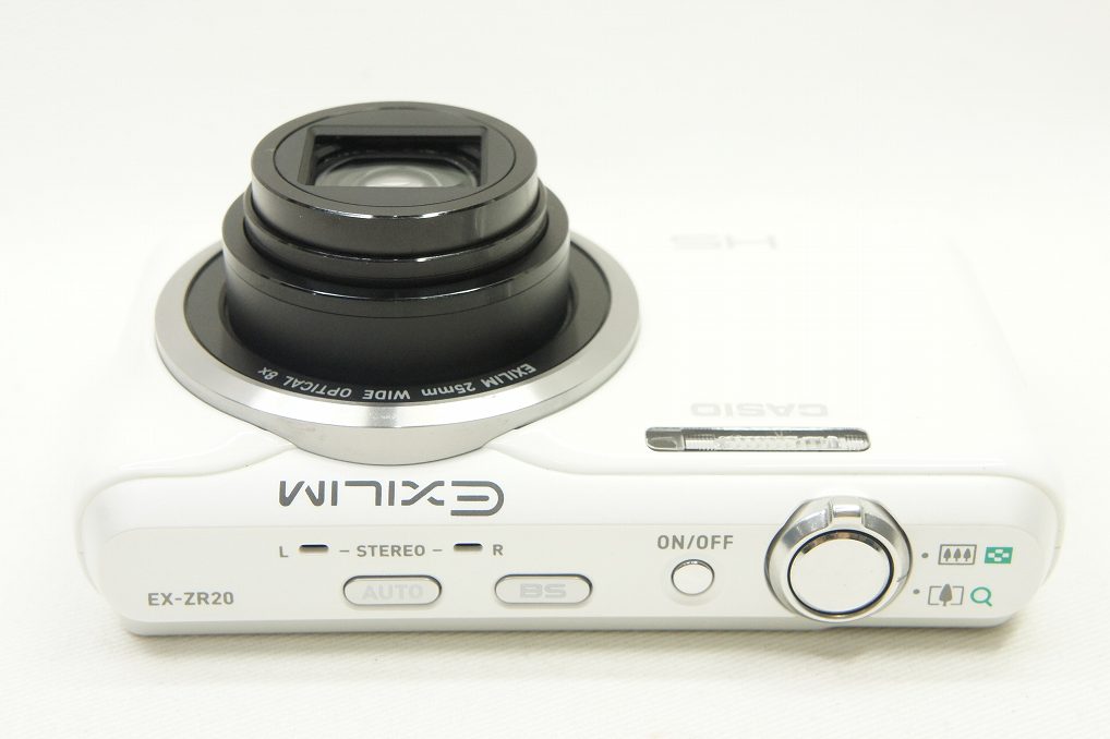 訳あり品 CASIO カシオ EXILIM EX-ZR20 コンパクトデジタルカメラ ホワイト 250815b