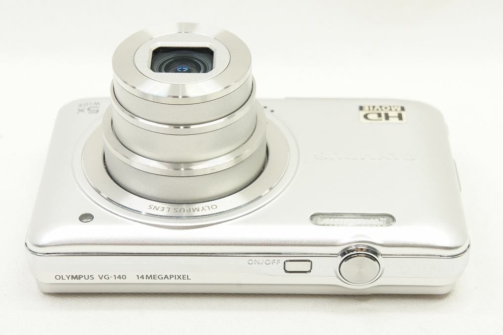 良品 OLYMPUS オリンパス VG-140 コンパクトデジタルカメラ シルバー 元箱付 250604m