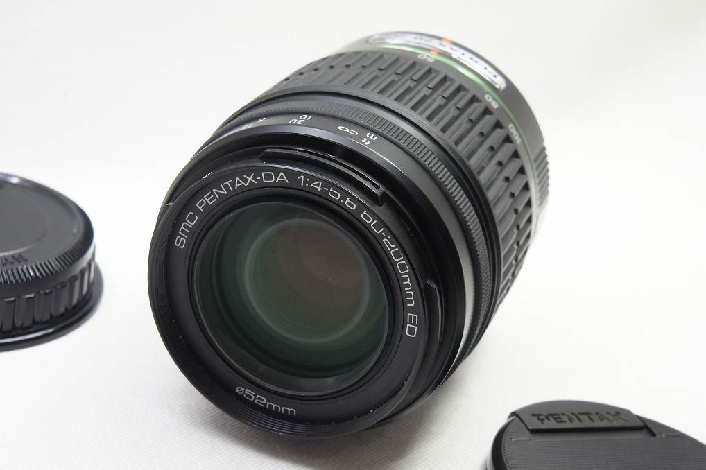 ペンタックス smc PENTAX DA 50-200mm F4-5.6 ED APS-C ズームレンズ フード付 250816b