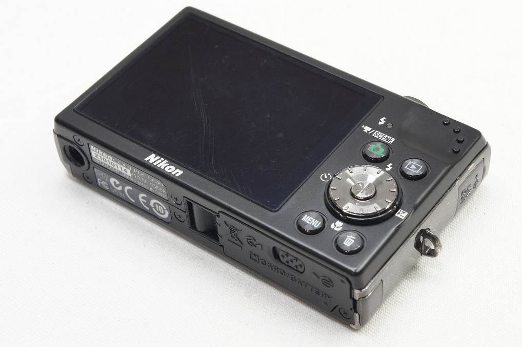 訳あり品 Nikon ニコン COOLPIX S640 コンパクトデジタルカメラ ディープブラック 250602j