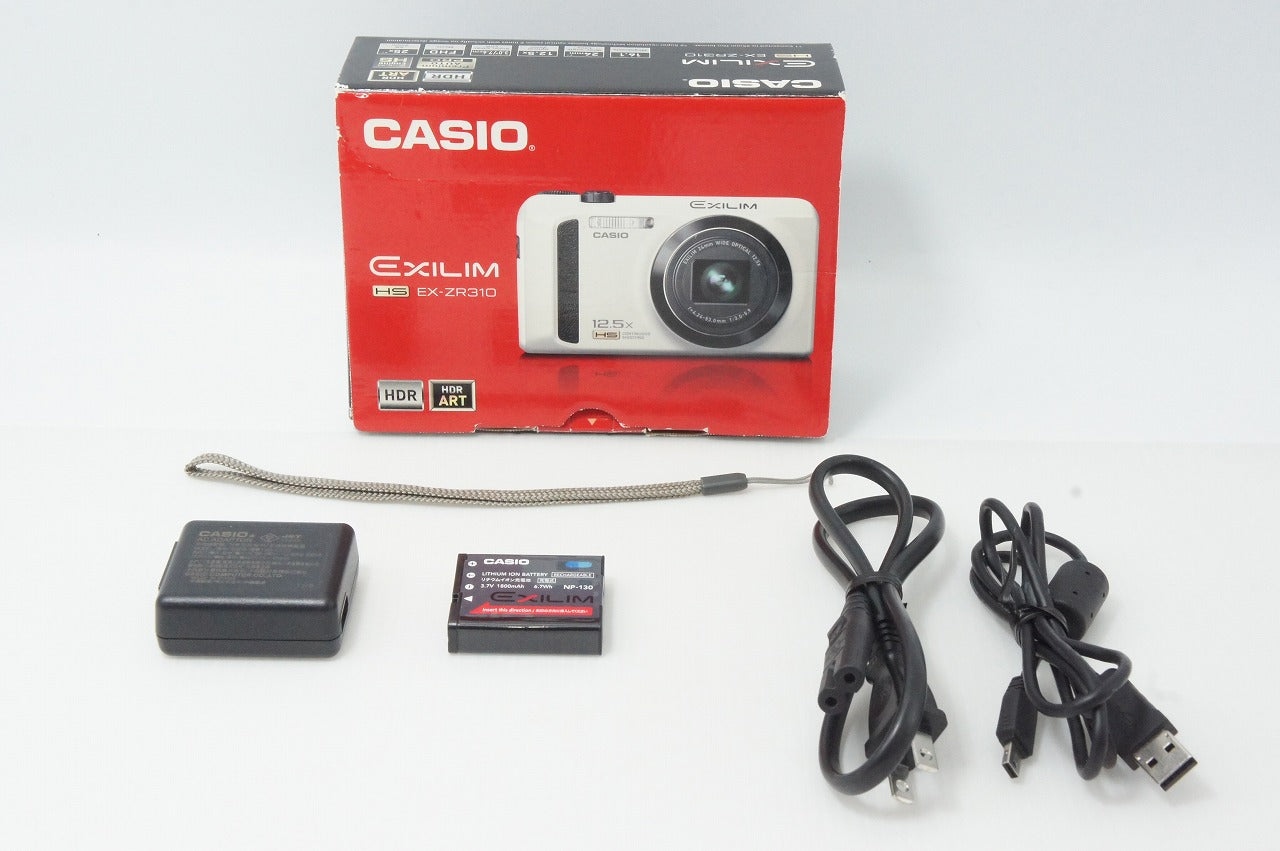美品 CASIO カシオ EXILIM EX-ZR310 コンパクトデジタルカメラ レッド 元箱付 260525a