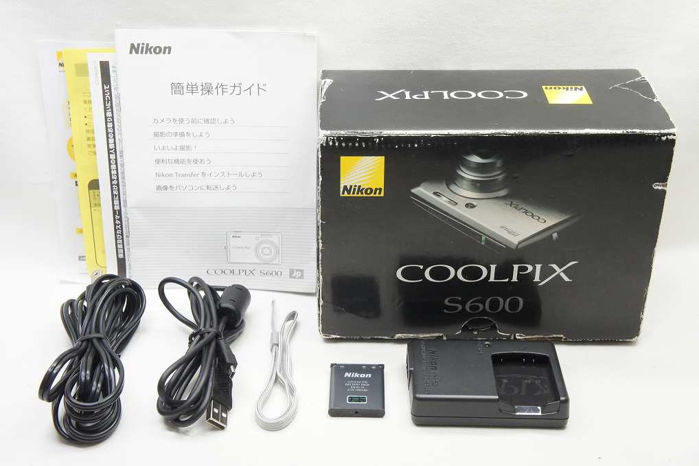 良品 Nikon ニコン COOLPIX S600 コンパクトデジタルカメラ ピンクゴールド 元箱付 250827i