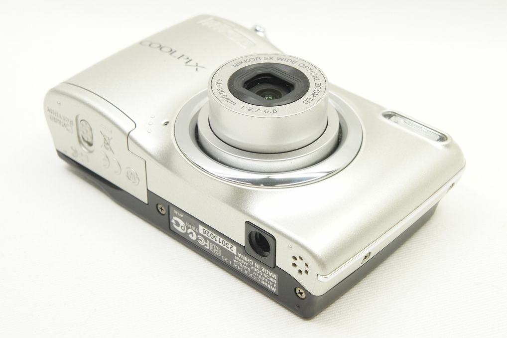 訳あり品 Nikon ニコン COOLPIX L23 コンパクトデジタルカメラ シルバー 250827h