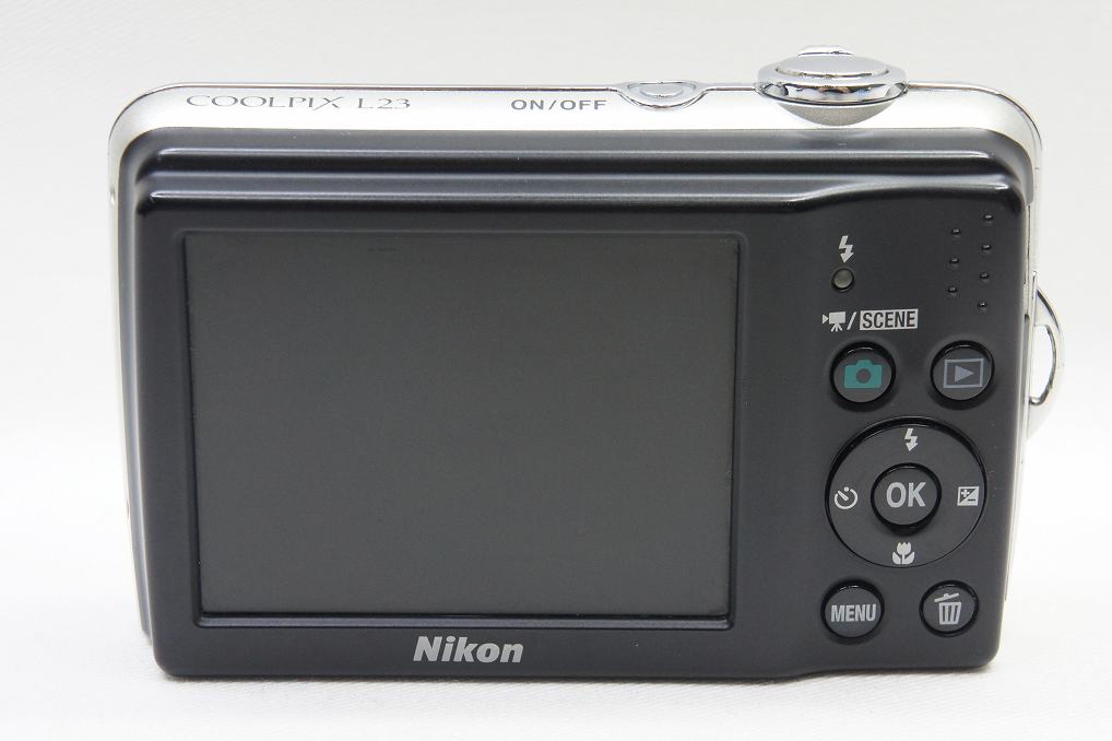 訳あり品 Nikon ニコン COOLPIX L23 コンパクトデジタルカメラ シルバー 250827h