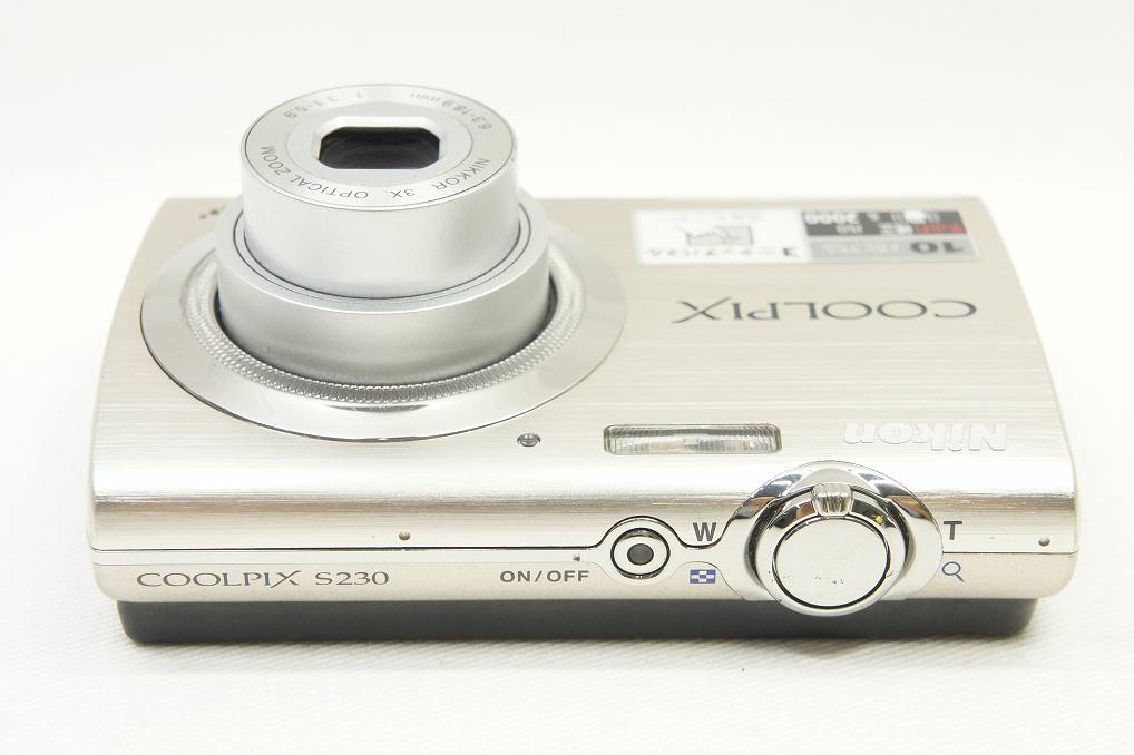 訳あり品 Nikon ニコン COOLPIX S230 コンパクトデジタルカメラ ソリッドシルバー 250825j