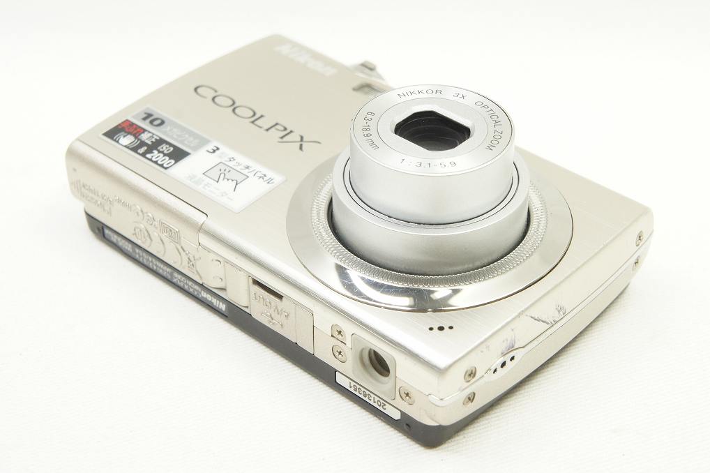訳あり品 Nikon ニコン COOLPIX S230 コンパクトデジタルカメラ ソリッドシルバー 250825j