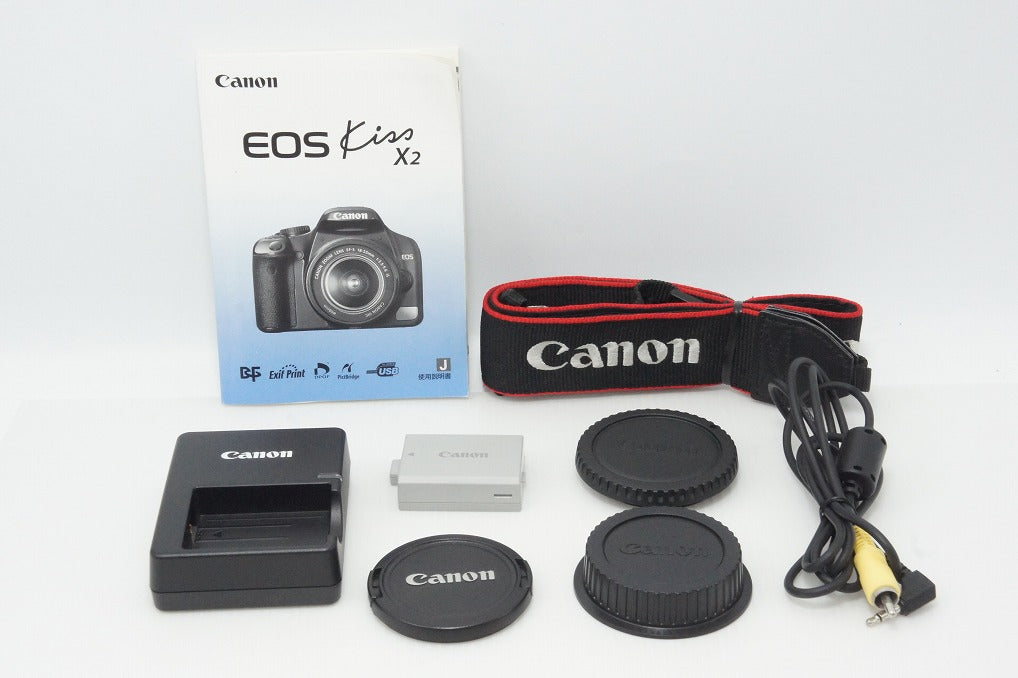 Canon キヤノン EOS Kiss X2 レンズキット (EF-S 18-55mm F3.5-5.6 IS) デジタル一眼レフカメラ 260526d