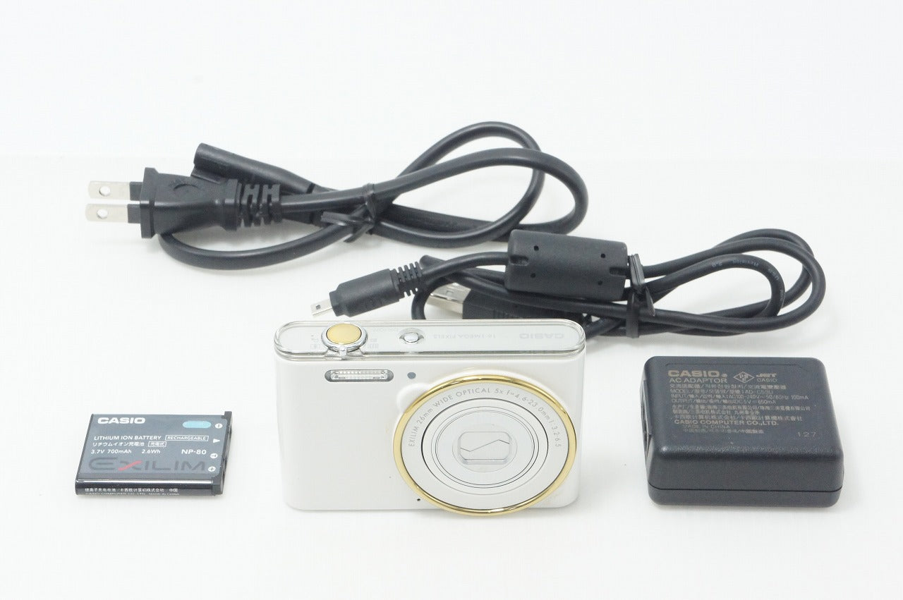 デジタルカメラ CASIO EXILIM EX-JE10 良品 CASIO カシオ EXILIM EX-JE10 コンパクトデジタルカメラ ホワイト
