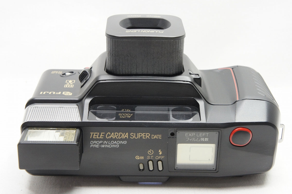 FUJIFILM フジフイルム TELE CARDIA SUPER DATE ブラック 35mmコンパクトフィルムカメラ 230215o