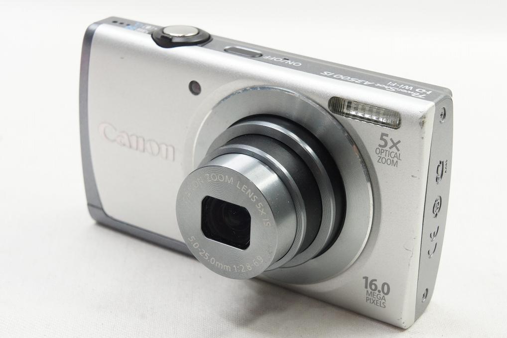 Canon PowerShot A3500 ISコンパクトデジタルカメラシルバー 中古】Canon キヤノン PowerShot A3500 IS シルバー コンパクト