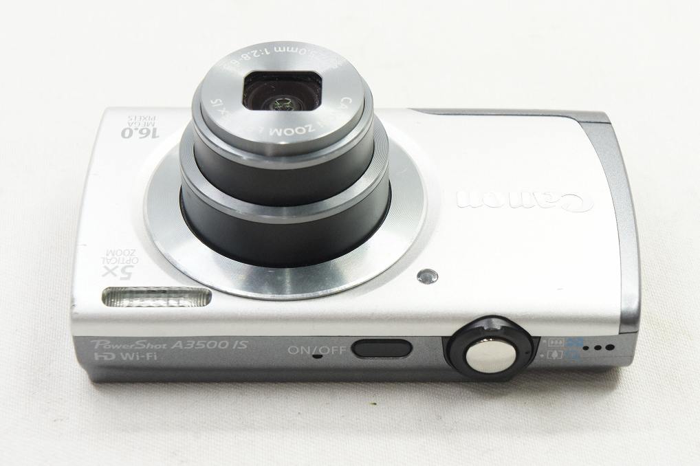 Canon キヤノン PowerShot A3500 IS コンパクトデジタルカメラ シルバー 250605d