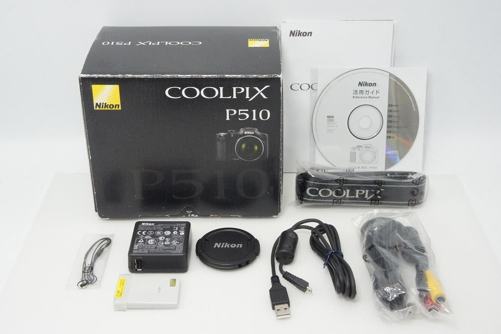 Excellent Condition Nikon COOLPIX P510 Digital Camera Black with Original Box 260401a