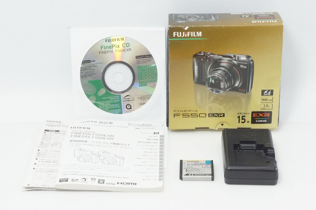 FUJIFILM フジフィルム FinePix F550 EXR コンパクトデジタルカメラ レッド 元箱付 260916d