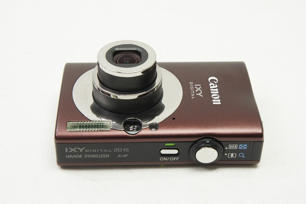 良品 Canon キヤノン IXY DIGITAL 20 IS コンパクトデジタルカメラ ブラウン 元箱付 240324d