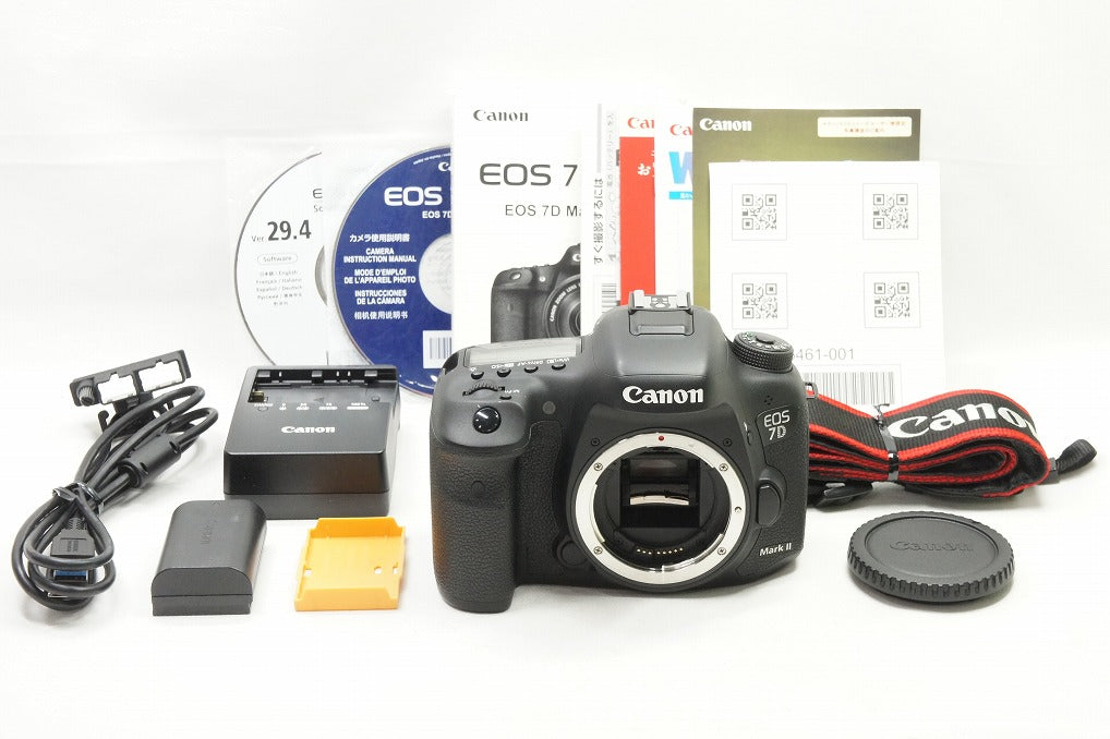 良品 Canon キヤノン EOS 7D Mark II ボディ デジタル一眼レフカメラ 240326l