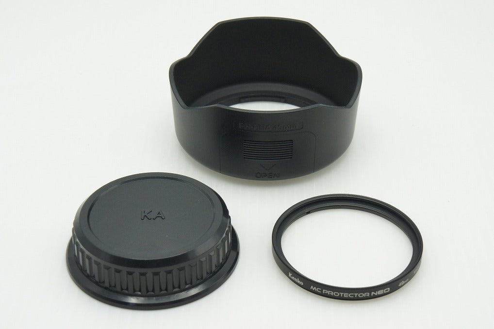 美品 ペンタックス smc PENTAX FA 35mm F2 AL 単焦点レンズ フード付 260303ab