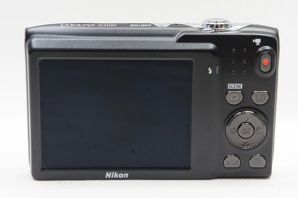 訳あり品 Nikon ニコン COOLPIX S3100 コンパクトデジタルカメラ シャンパンシルバー 元箱付 250621h