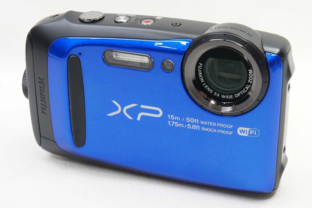 良品 FUJIFILM フジフィルム FinePix XP90 コンパクトデジタルカメラ ブルー 250623k