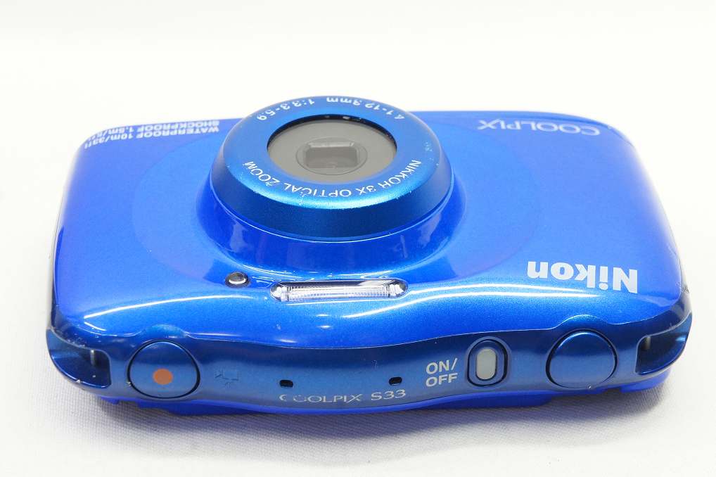Nikon ニコン COOLPIX S33 コンパクトデジタルカメラ ブルー 250625j