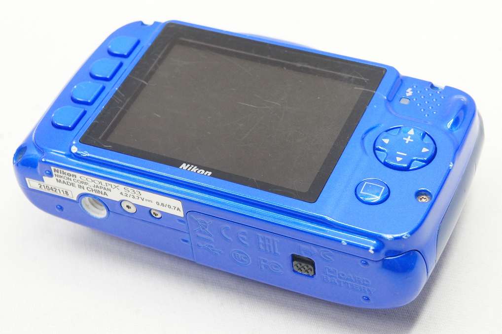 Nikon ニコン COOLPIX S33 コンパクトデジタルカメラ ブルー 250625j