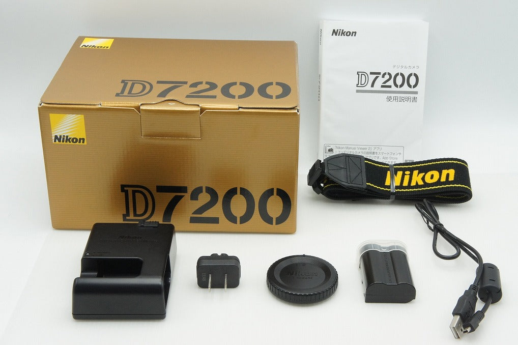 良品 Nikon ニコン D7200 ボディ デジタル一眼レフカメラ 元箱付 260305v