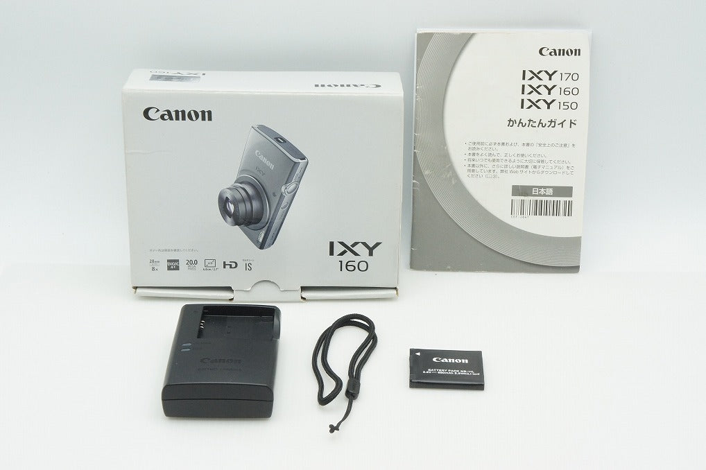 美品 Canon キヤノン IXY 160 コンパクトデジタルカメラ レッド 元箱付 260306a