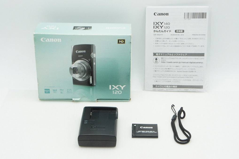 美品 Canon キヤノン IXY 120 コンパクトデジタルカメラ レッド 元箱付 260309b