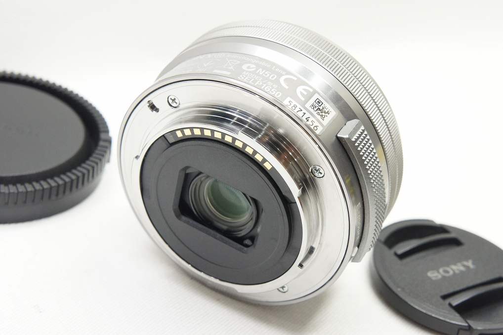 良品 SONY ソニー E PZ 16-50mm F3.5-5.6 OSS SELP1650 シルバー