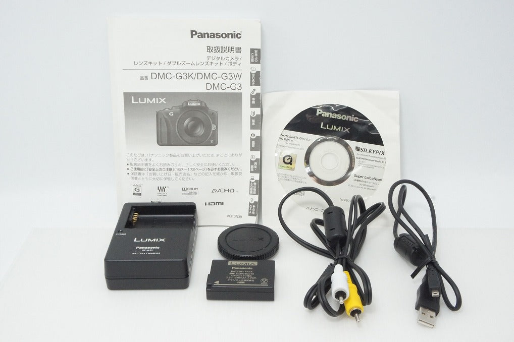 美品 Panasonic パナソニック LUMIX DMC-G3 ボディ ミラーレス一眼カメラ ホワイト 260416aa