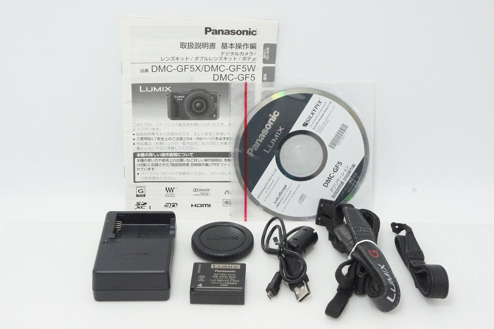Panasonic パナソニック LUMIX DMC-GF5 ボディ ミラーレス一眼カメラ シャンパンゴールド 260416ad