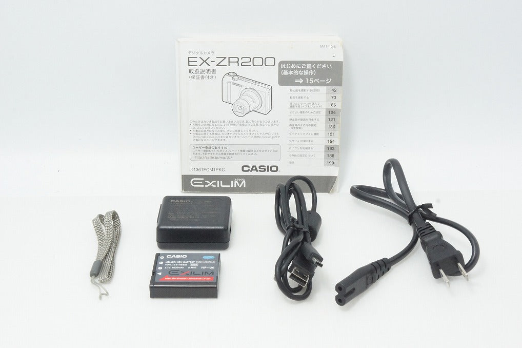 良品 CASIO カシオ HIGH SPEED EXILIM EX-ZR200 コンパクトデジタルカメラ ブルー 260615b
