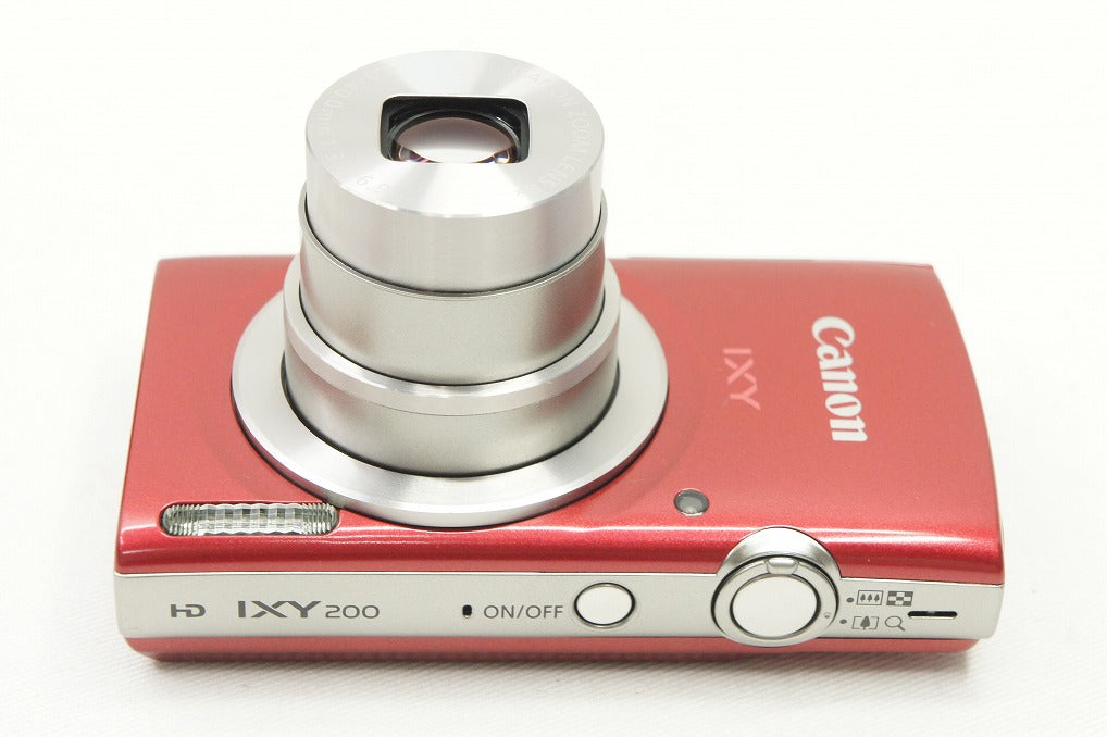 良品 Canon キヤノン IXY 200 コンパクトデジタルカメラ レッド 