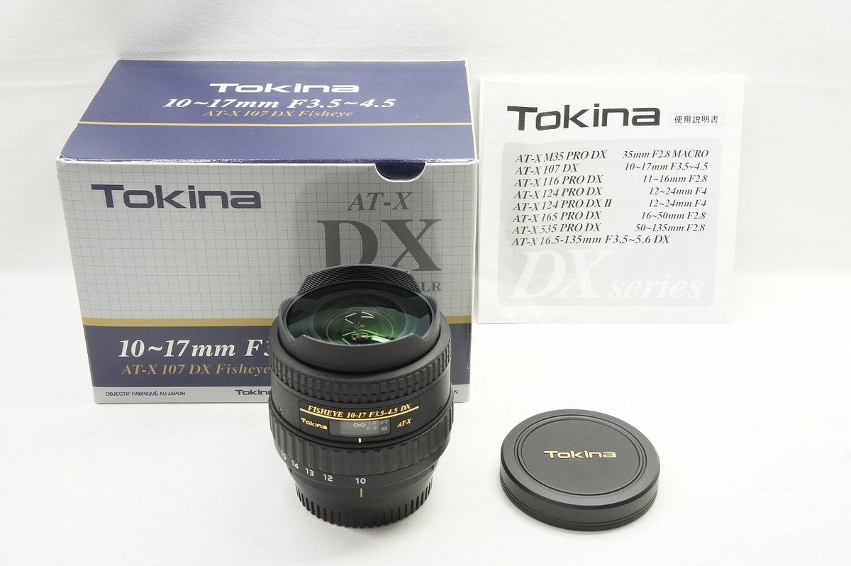 良品 Tokina トキナー AT-X 107 DX FISHEYE 10-17mm F3.5-4.5 ...