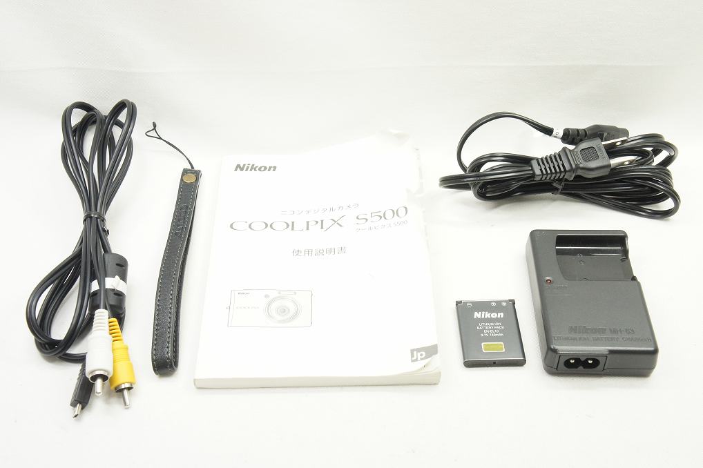 Nikon ニコン COOLPIX S500 コンパクトデジタルカメラ アーバンブラック 250704a