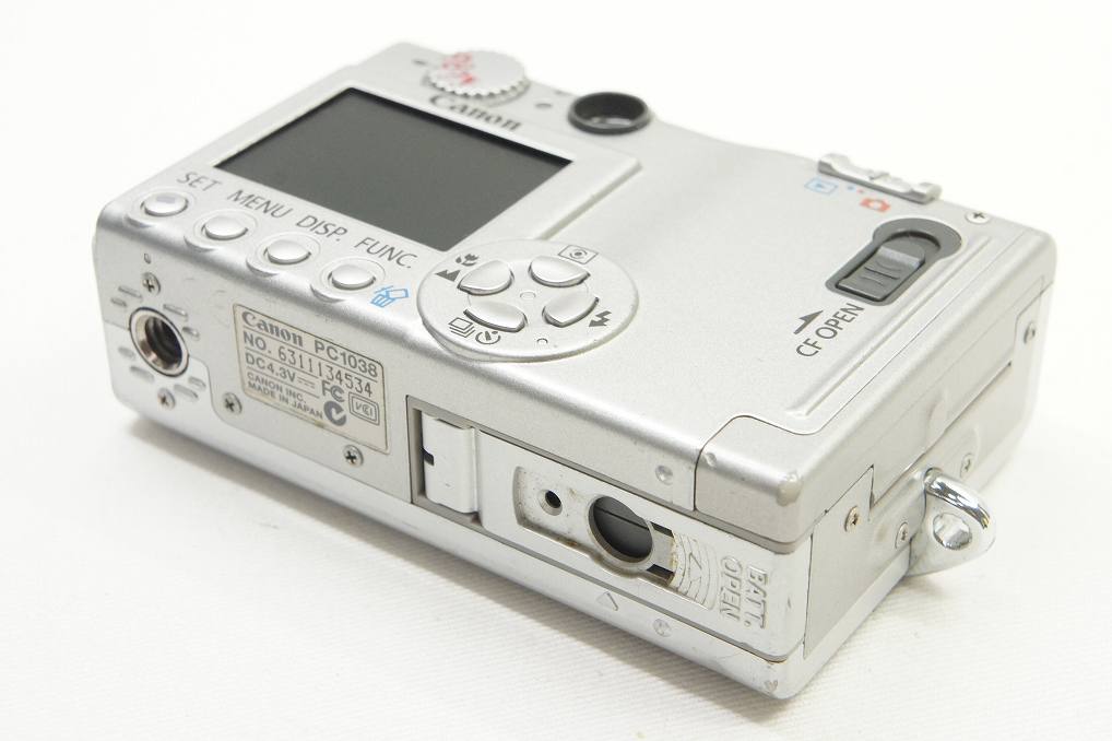 Canon キヤノン IXY DIGITAL 400 コンパクトデジタルカメラ シルバー 250703j