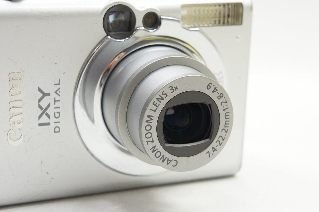 Canon キヤノン IXY DIGITAL 400 コンパクトデジタルカメラ シルバー 250703j