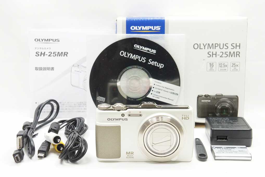 訳あり品 OLYMPUS オリンパス SH-25MR コンパクトデジタルカメラ ホワイト 元箱付 240725b – アルプスカメラ