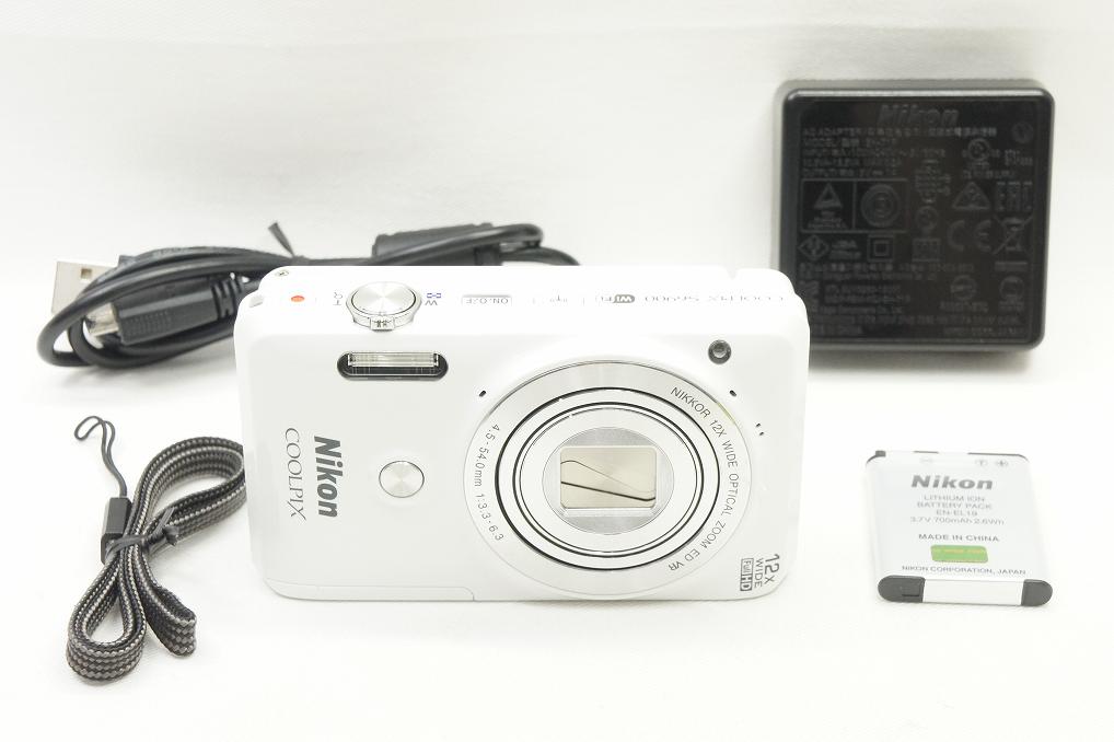 訳あり品 Nikon ニコン COOLPIX S6900 コンパクトデジタルカメラ ナチュラルホワイト 250709h