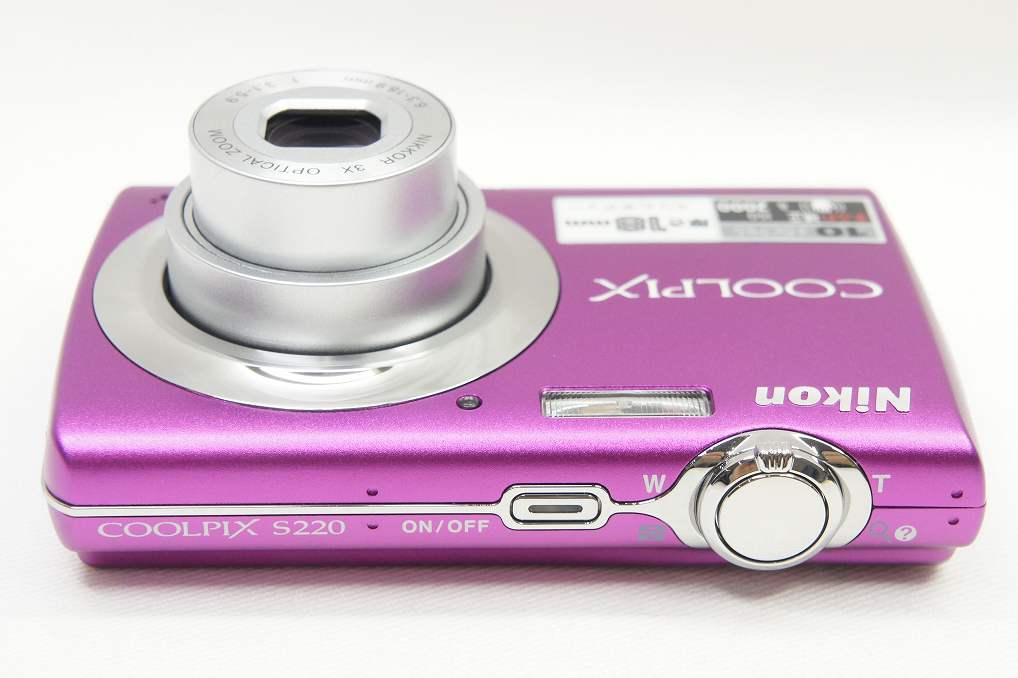美品 Nikon ニコン COOLPIX S220 コンパクトデジタルカメラ