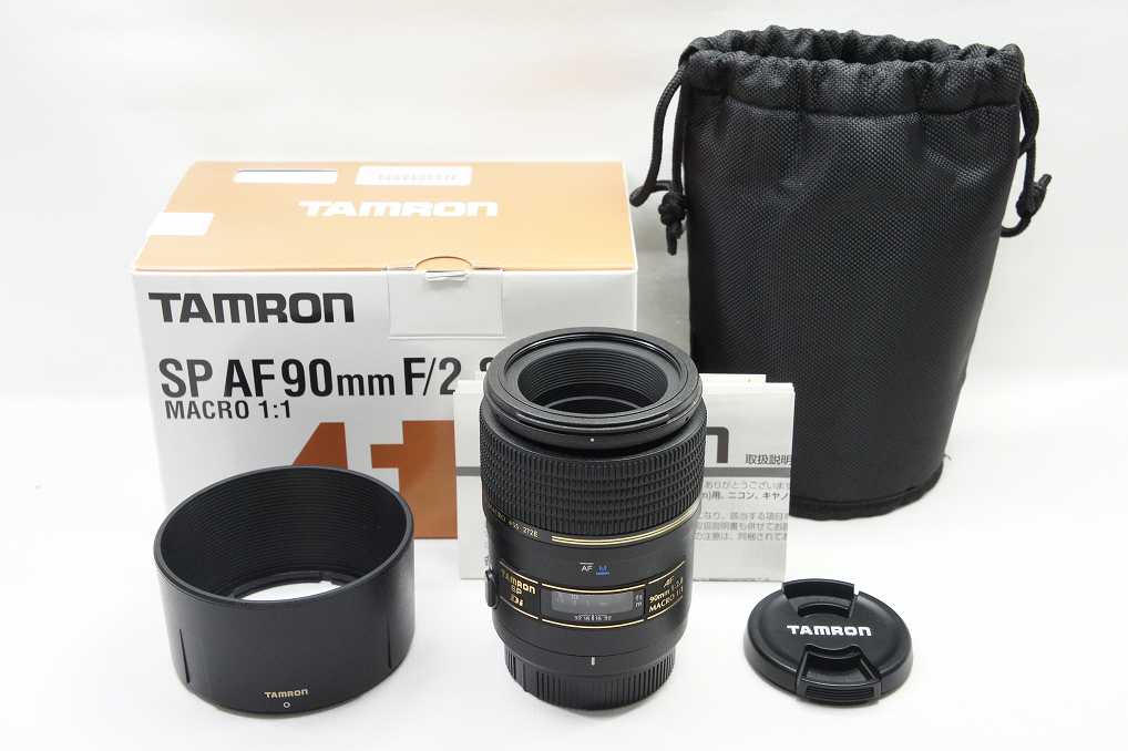 美品 TAMRON タムロン SP AF 90mm F2.8 Di MACRO 272E Nikon Fマウント 272EN II 元箱付  240726f