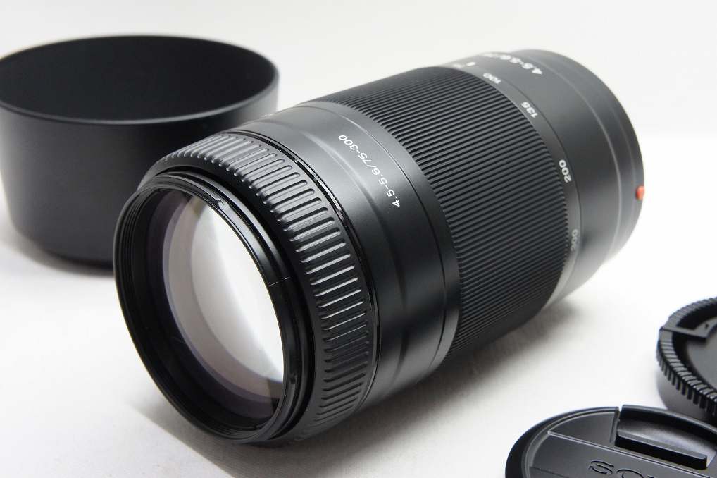 SONY ソニー AF 75-300mm F4.5-5.6 SAL75300 MINOLTA αマウント ズームレンズ フード付 241109p